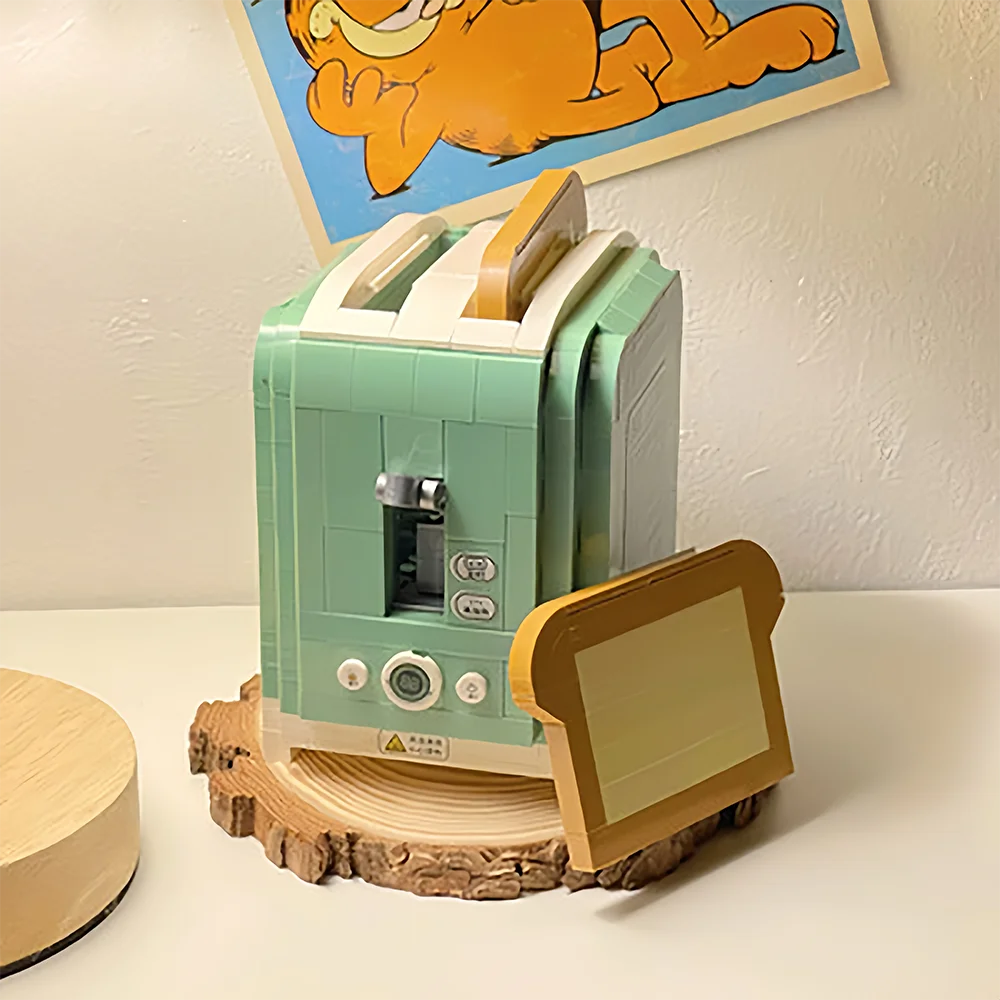 

Ностальгический тостер-конструктор с имитацией хлеба: очаровательный декор для кухни и забавный креативный подарок