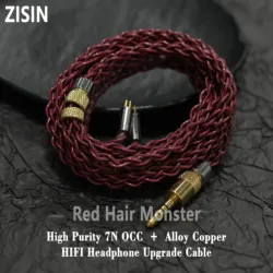 ZiSin 50 8-core upgraded cable 4.4mm balanced interface 0.78 2pin/mmcx interface suitable for TANGZU MOONDROP.