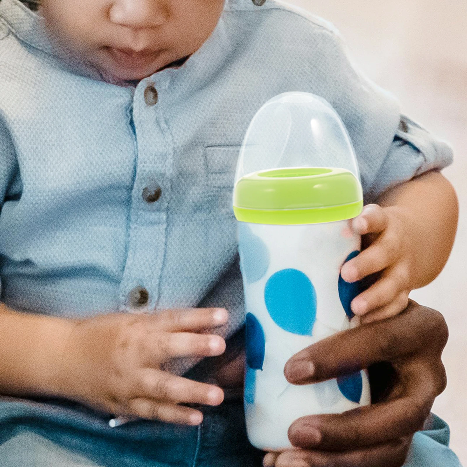 

Reusable Baby Bottle Cap Dome Cover Green Feeding Bottles Accessory Collar Replacement Part