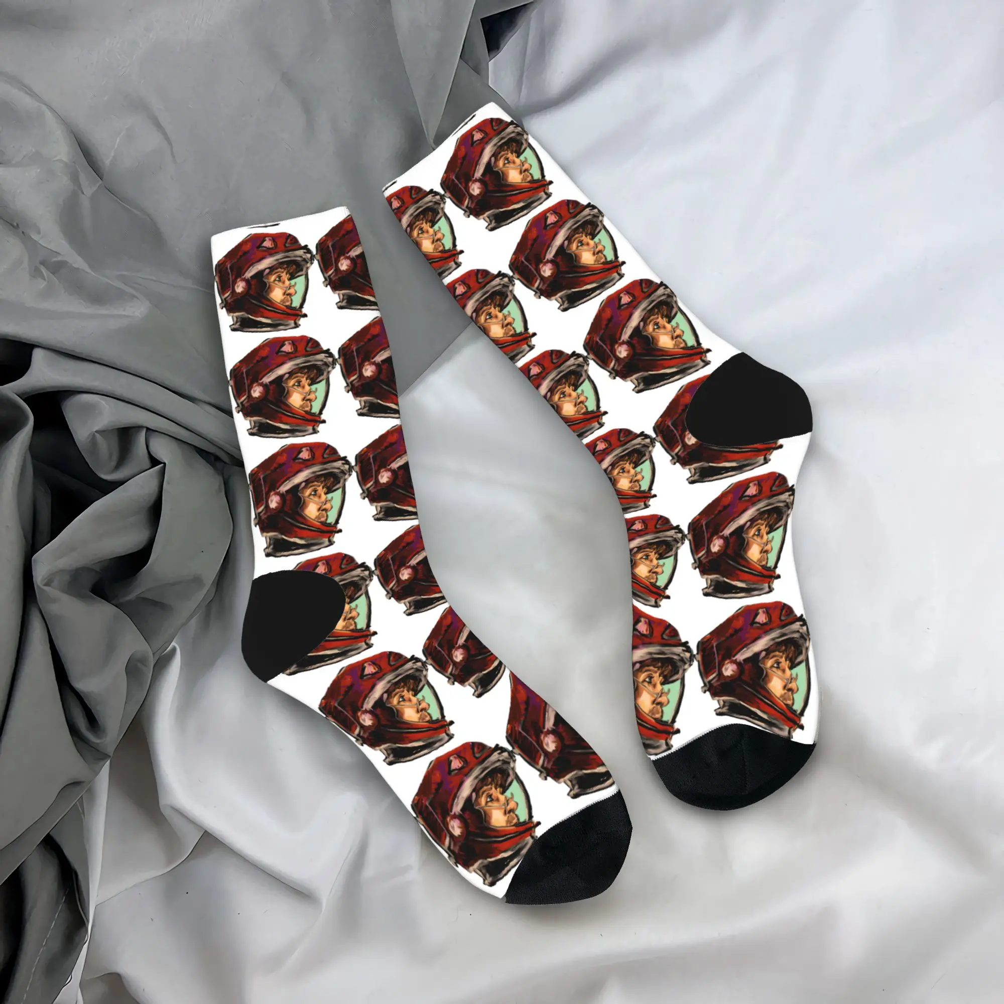 

Project Hail Mary Fanart Socks Winter Stockings Funny Men's Warm Soft Socks Design Skateboard Anti Slip Socks