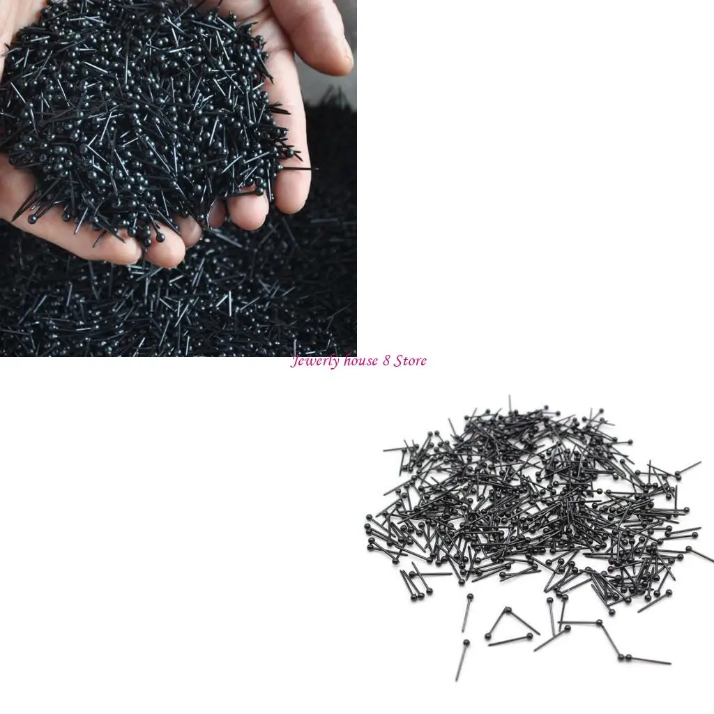 

1000 шт. гипоаллергенные пластиковые серьги-палочки, шпильки-шпильки, фиксатор для пирсинга ушей, фурнитура для изготовления для