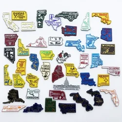 U.S. States Refrigerator Magnet USA California Montana Wyoming New Jersey California Verginia Montana fridge sticker