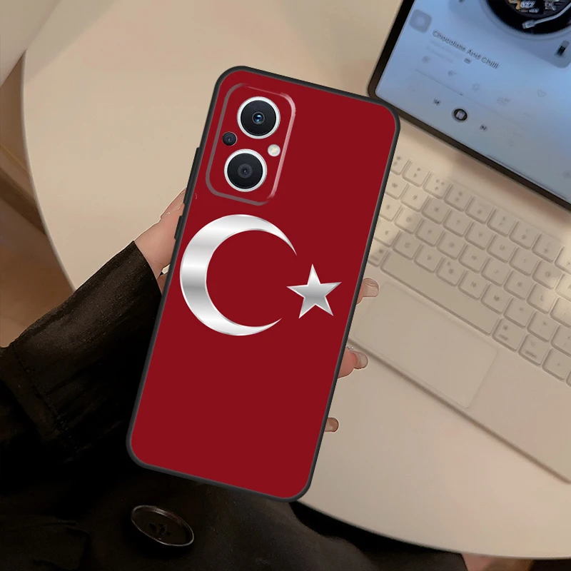 Republic Turkey Flag Ankara Case For OPPO Find X9 Ultra X5 X6 X8 Pro OPPO Reno 15 F 12 11 13 10 14 Pro 8T 7 8 Lite Coque