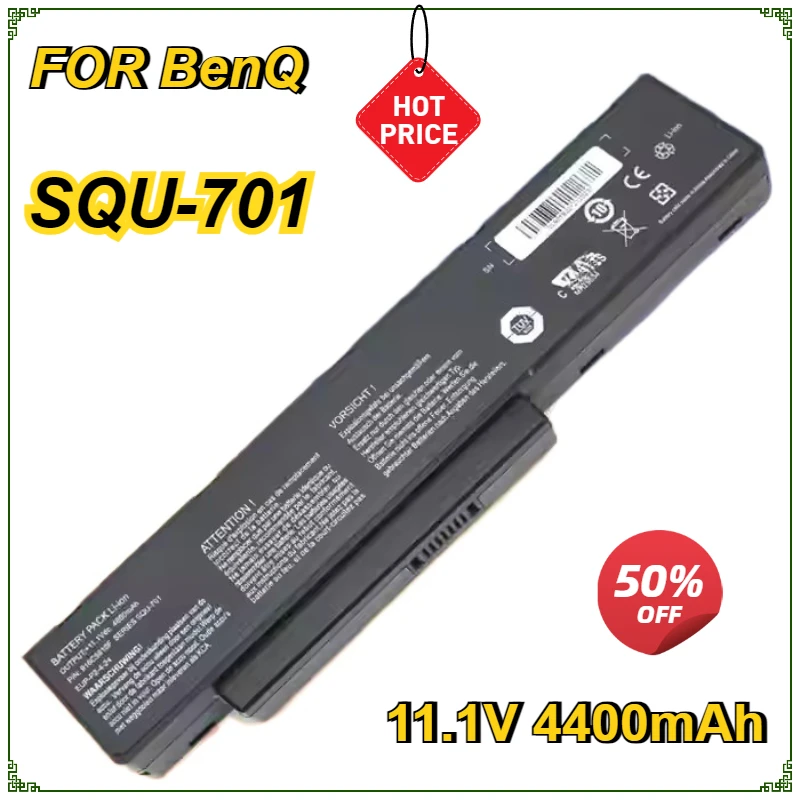 Laptop Battery for BenQ Packard Bell SQU-701 SQU-712 SQU-714 EUP-PE1-4-22 EUP-P2-4-24 Q41 R43E 916C7170F 916C5810F 11.4V 4400mAh