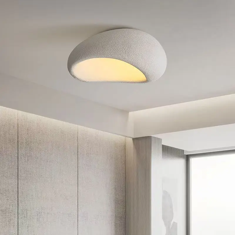 

Nordic Minimalist Mushroom Led Ceiling Lamp Resin for Living Dining Room Office Desks Bedroom Design Home Decor Art Luminaire