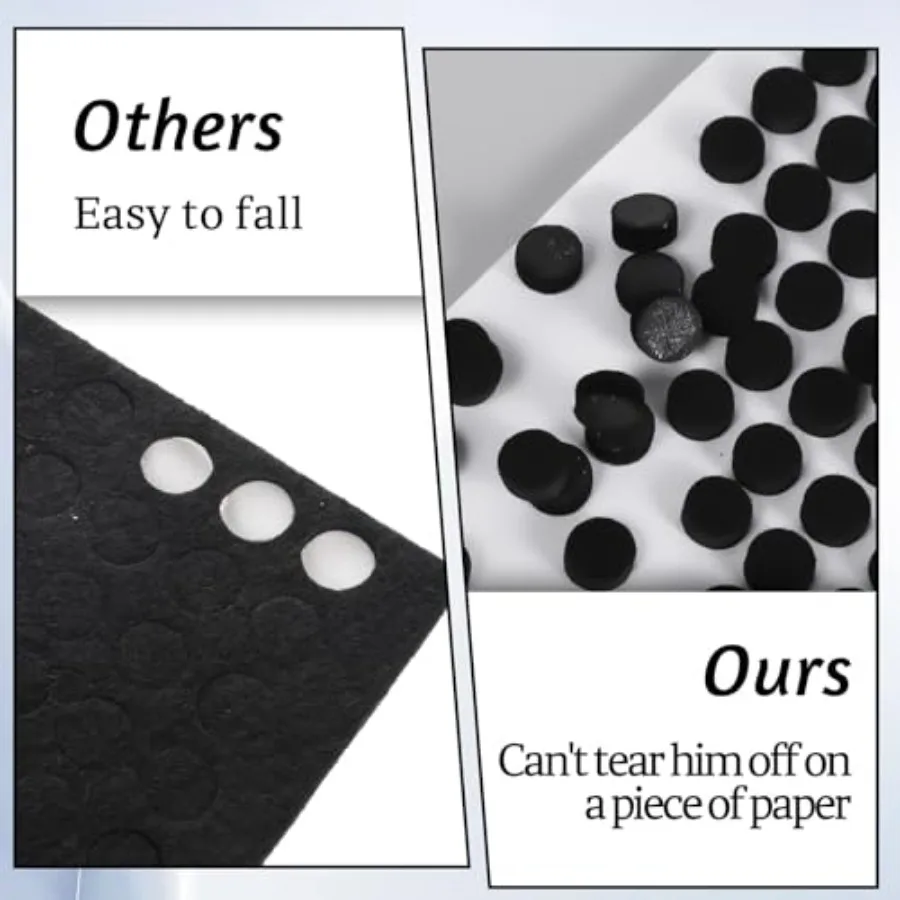 312Pcs Small Felt Pads for Coasters Bottom Dots 3/8