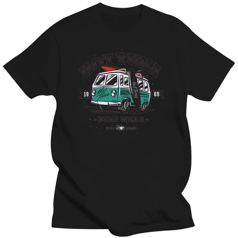 HOT TUNA - Road Trip - Van Surf 1969 - MenT-Shirt Summer Menfashion TeeComfortable t shirtCasual Short Sleeve TEE