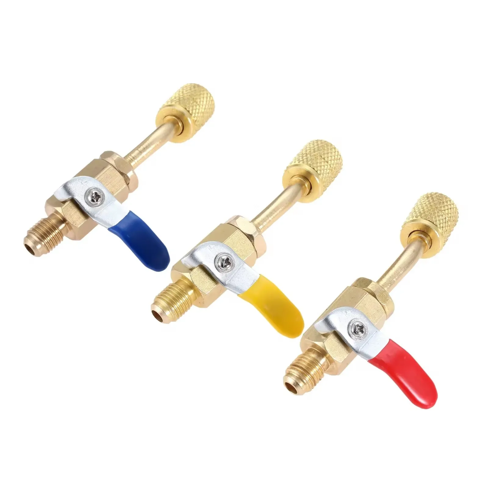 Kit Universal Refrigerante AC, Válvulas e Vácuo, Transferência Eficiente, Prevenção de Vazamentos, R410A, R134A