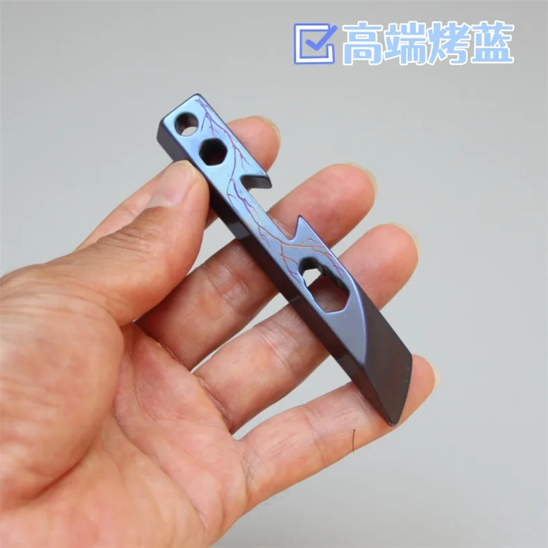 

Mini TC4 Titanium Alloy Crowbar Bottle Opener Prybar Keychain EDC Outdoor Professional Hand Tools Multifunction Camping Gear
