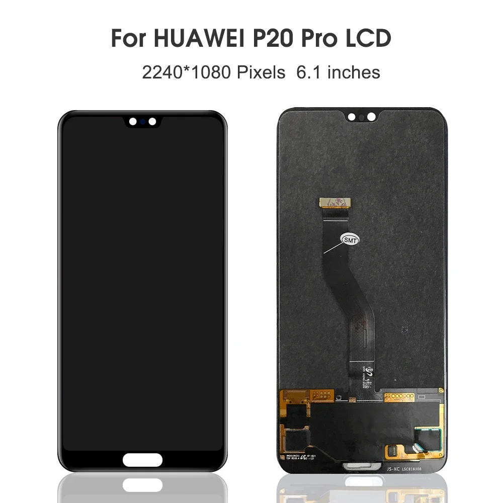 Pantalla LCD de 6,1 pulgadas para HUAWEI P20 Pro, P20Pro CLT-L29C L29 L09 AL01 TL01, montaje de digitalizador con pantalla táctil de repuesto