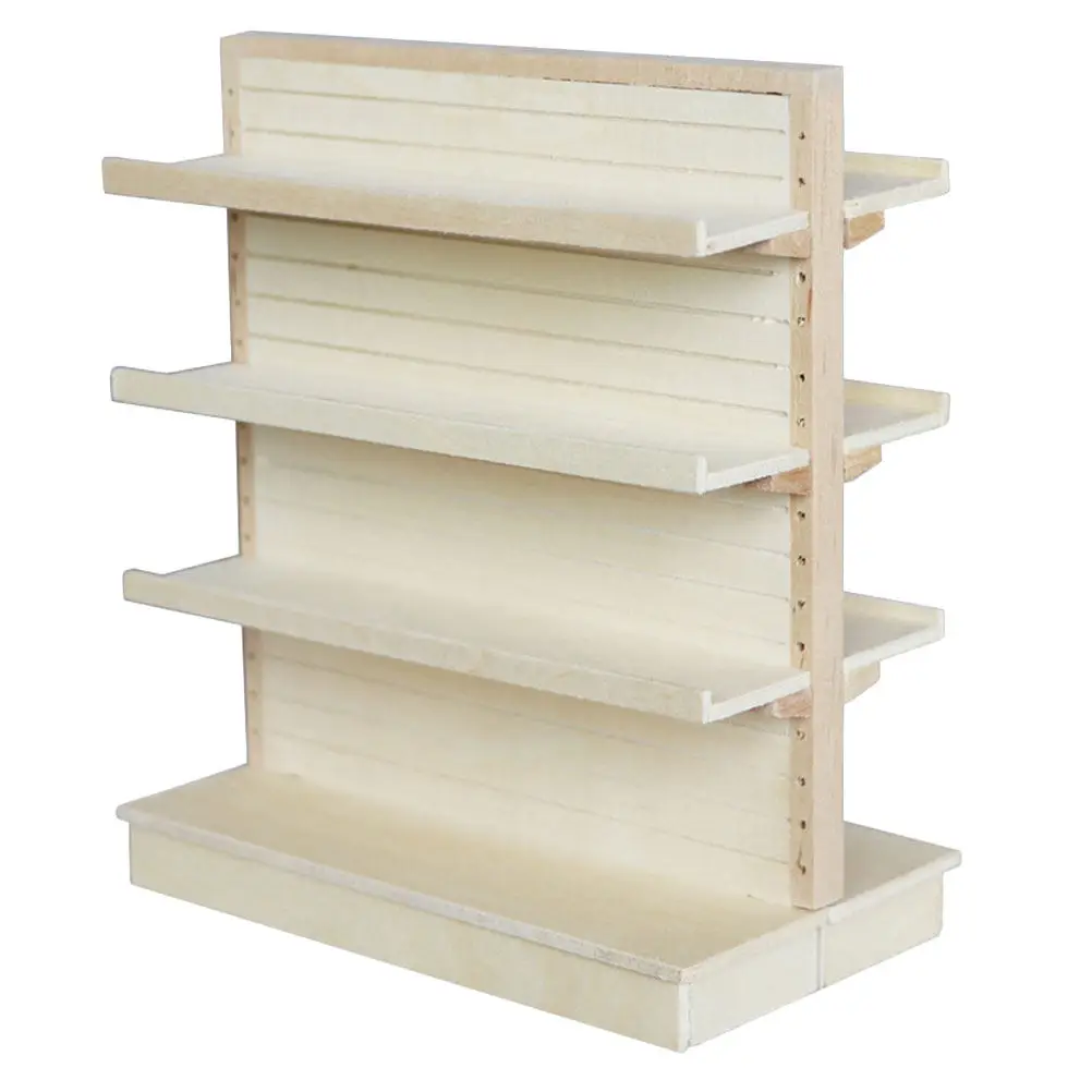 

Mini Wood Shelf Natural Smooth Wooden Miniature Storage Rack Decorative Home Display Micro Landscape Desktop Organizer Elegant