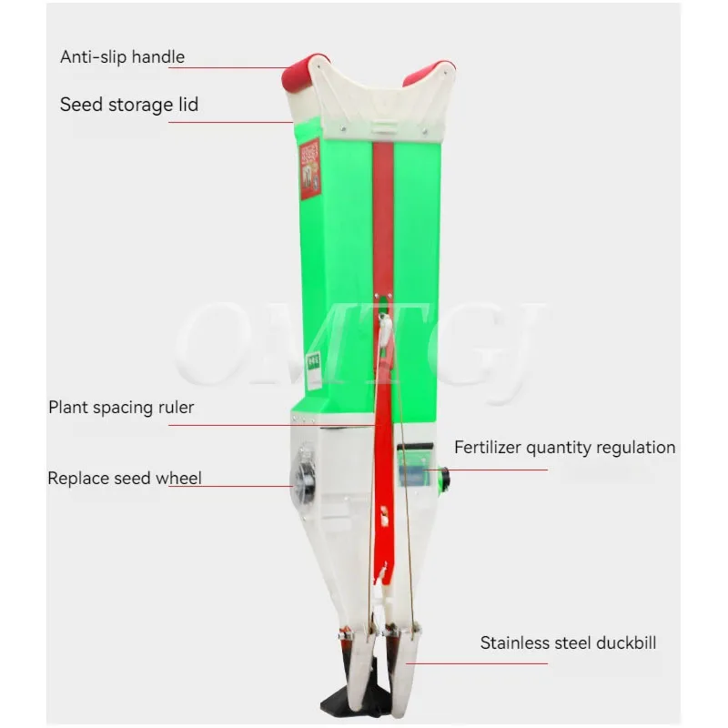 Macchina multifunzionale per la semina di semi di ortaggi di arachidi di fagioli di mais agricoltura agricola utensili manuali trapano per semi