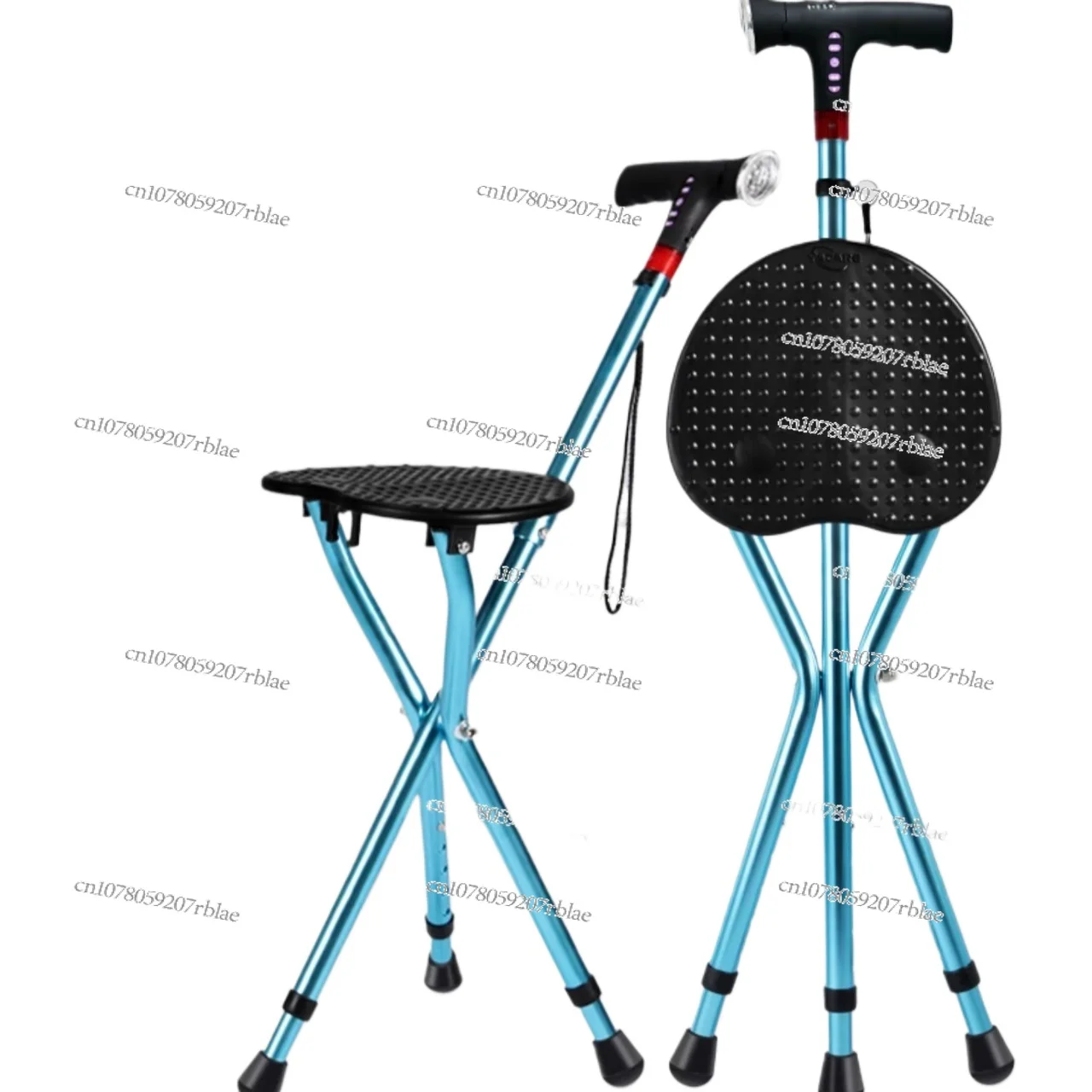 

Providing support and comfort for the elderly: a lightweight, foldable, seat and slip resistant walking chair cane!