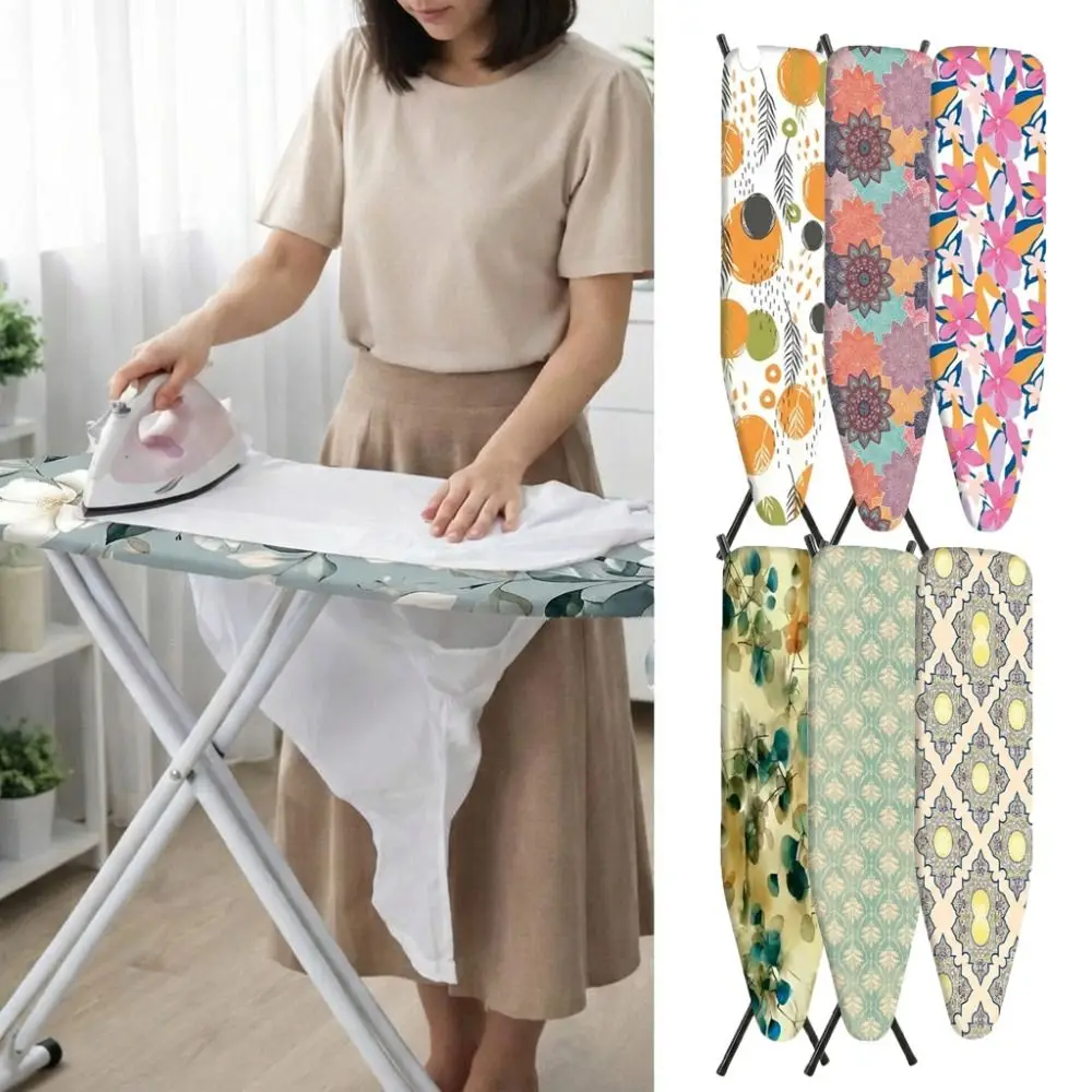 New Thickened Ironing Board Cover Heat-resistant Printed Ironing Board Pad 45*125cm Elastic Ironing Board Cloth Ironing Table
