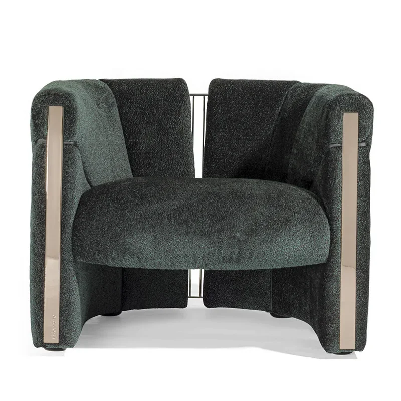 

Light luxury post-modern fabric single sofa chair furniture