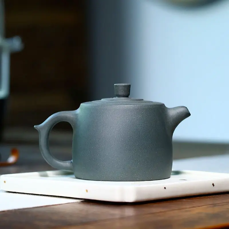 280ml Yixing Purply Clay Teapot Kongfu Tea Pots Filter Stone Scoop Teapot Kettle Raw Ore Handmade Tea Set