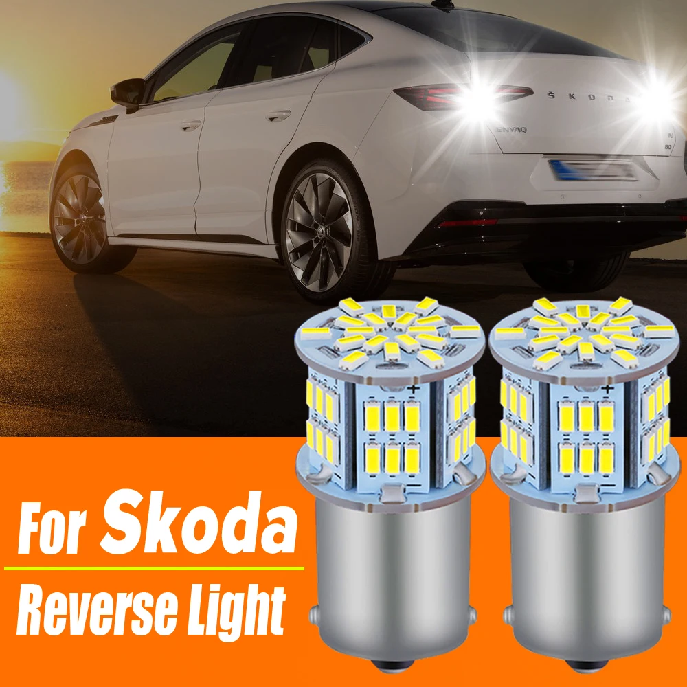 

2pcs Canbus P21W BA15S 1156 LED Reverse Light DRL For Skoda Superb Octavia 2 MK2 A5 VW Passat B7 T5 T5.1 T6 SEAT LEON 3 MK3