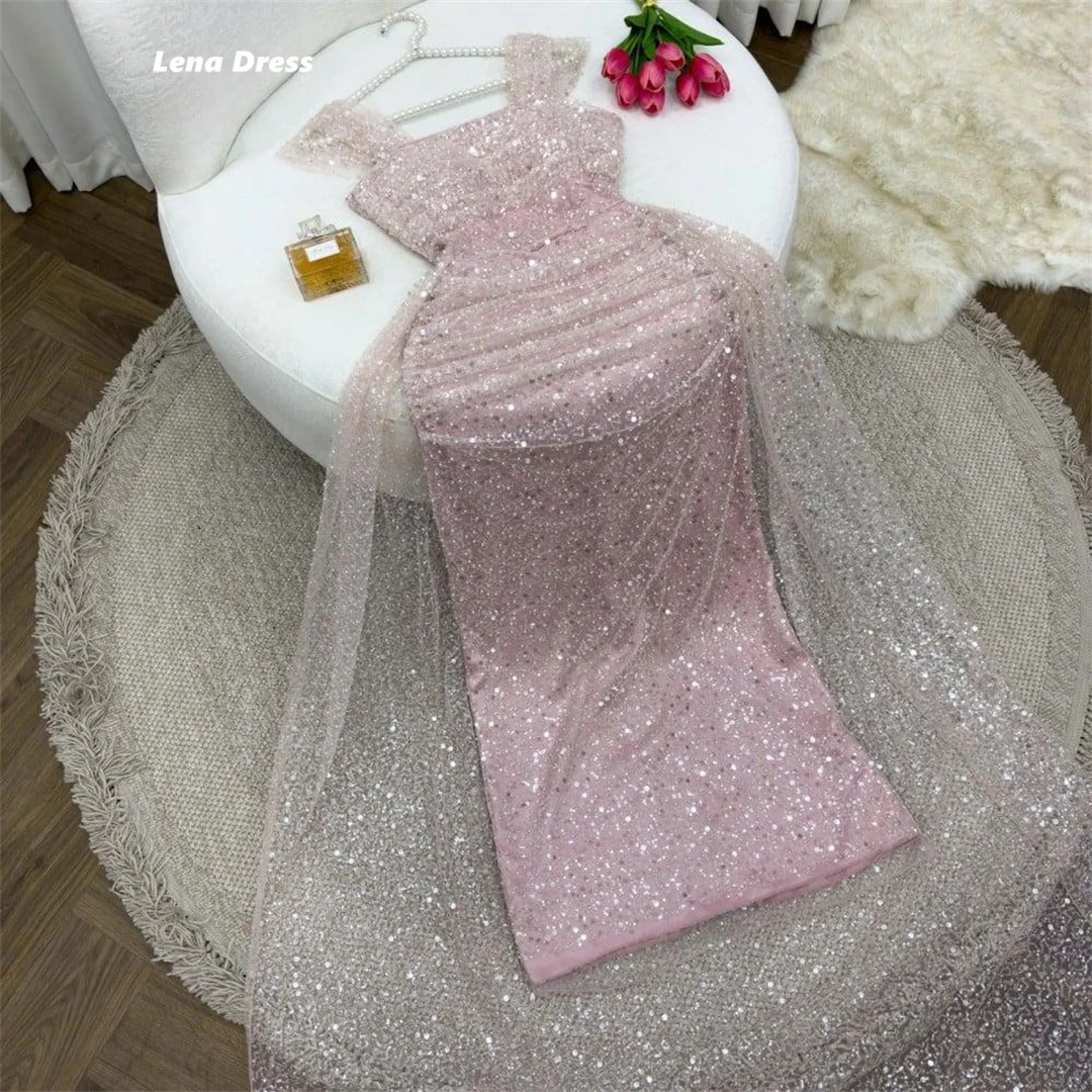 Lena Custom Made Elegant Evening Dresses for Women Luxury Party Dress Women Elegant Party Off the Shoulders Mermaid Beaded Lace image 6