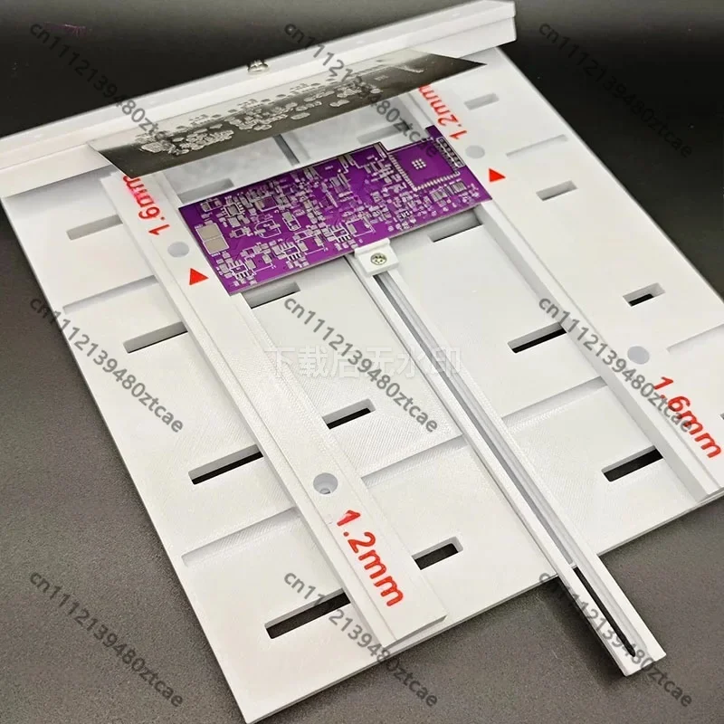 PCB Steel Screen Printing Table, Manual Lifting SMT Solder Paste Printer with Steel Sheet