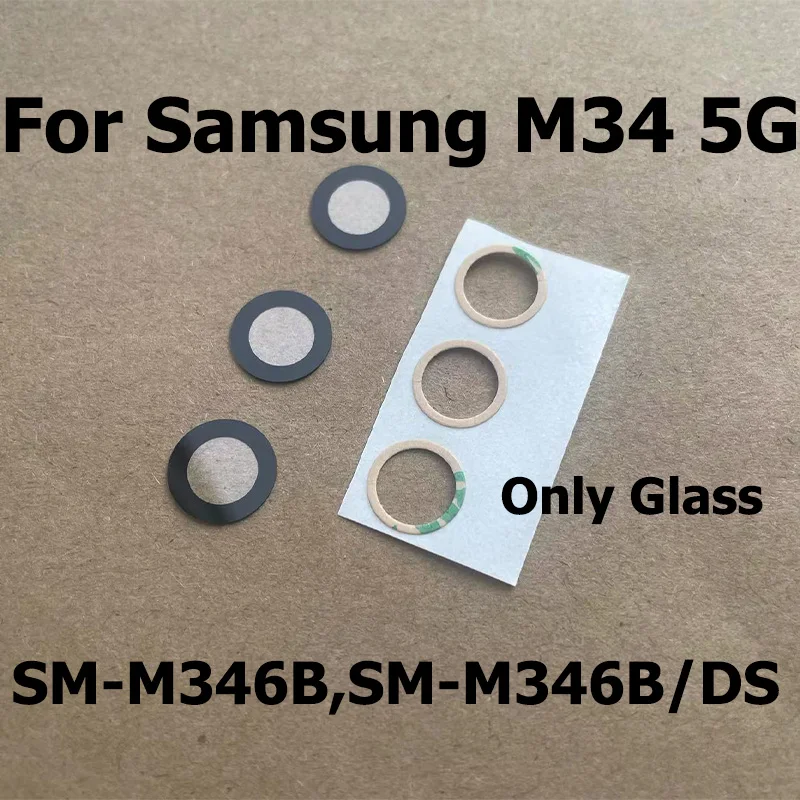 For Samsung Galaxy M34 5G Back Camera Glass Lens Rear Camera Glass With Adhesive Sticker Glue SM-M346B SM-M346B/DS