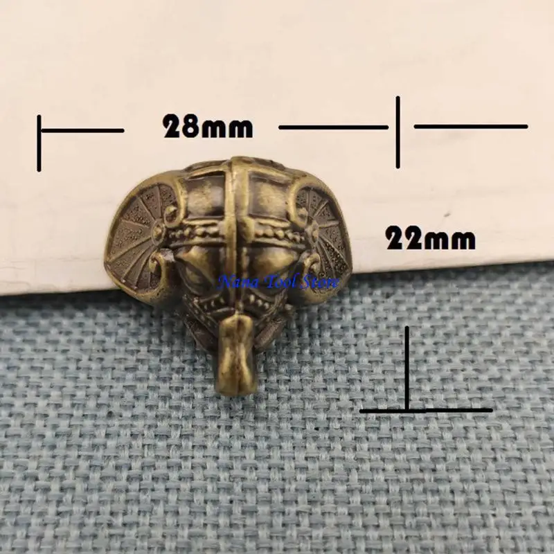 31GJ 4PCS Antique Wooden Box Footings Gift Box Decorative Feet For Furniture Hardware