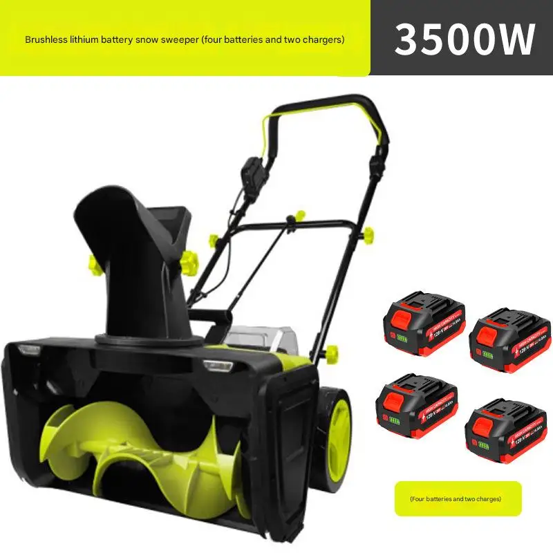 Household Garden Industrial Small Handheld Push Removal Shovel Machine Snow Thrower 2300W 36V-72V