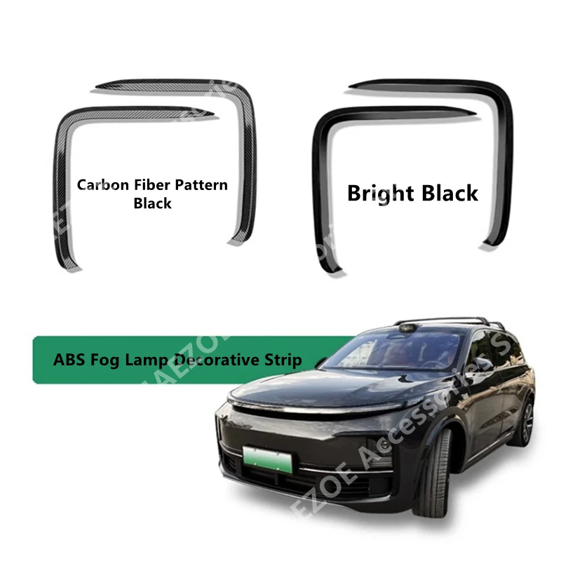 For LI AUTO LIXIANG L6/L7/L8/L9 ABS Fog Lamp Decorative Strip,Car Exterior Modification Protection Accessories Refit