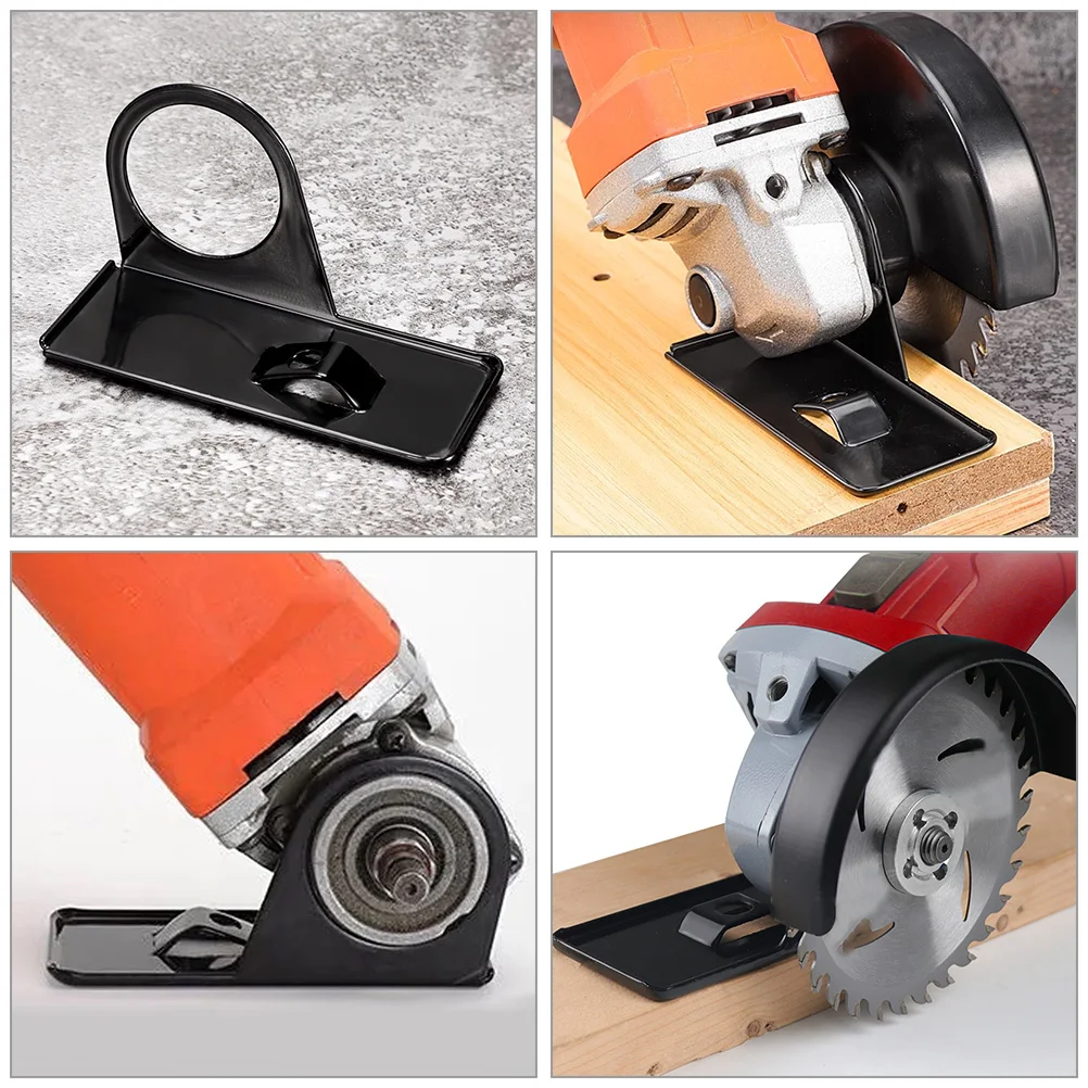 

Universal Angle Grinder Stand Bracket Protective Cover Aluminum Base Cutting Machine Woodworking Tool Accessory Angle Support