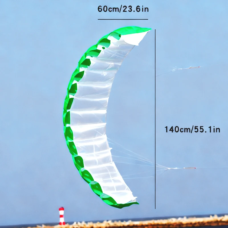 طائرة ورقية مزدوجة الخط طائرة ورقية للشاطئ طائرة ورقية قوية من النايلون المظلي طائرة ورقية لركوب الأمواج طائرات ورقية رياضية احترافية طائرات ورقية للرياح للمبتدئين الجدد