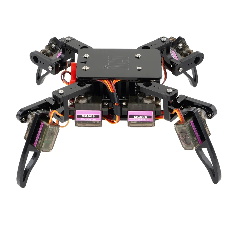 Jouet robot scientifique pour Ardu37, kit d'exploration araignée quadrupède bionique, jouets de construction intelligents multifonctions à monter soi-même