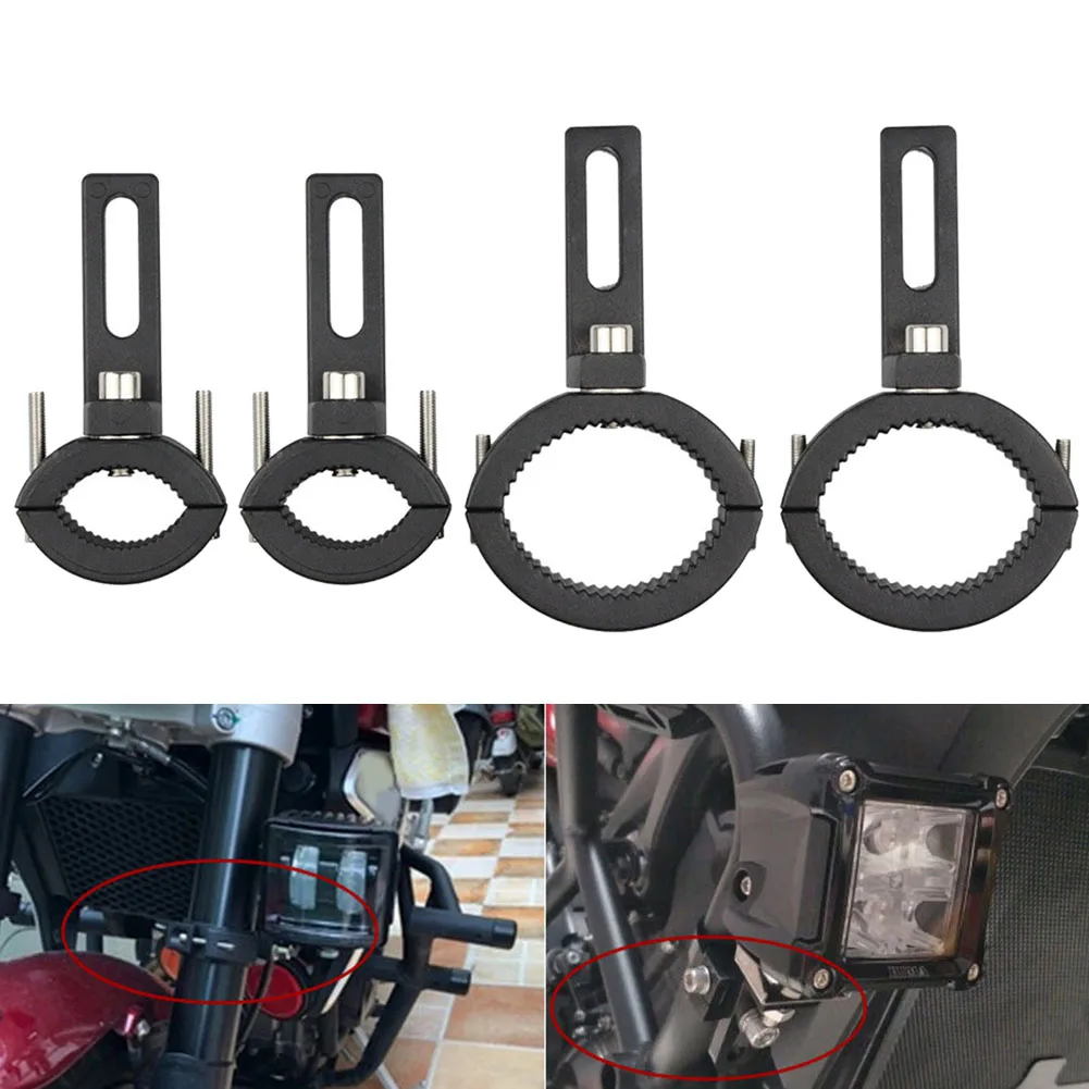 Practical Motorcycle Headlight Mounting Solution Compatible with Various Light Types and Easily Adjustable from 38mm to 60mm