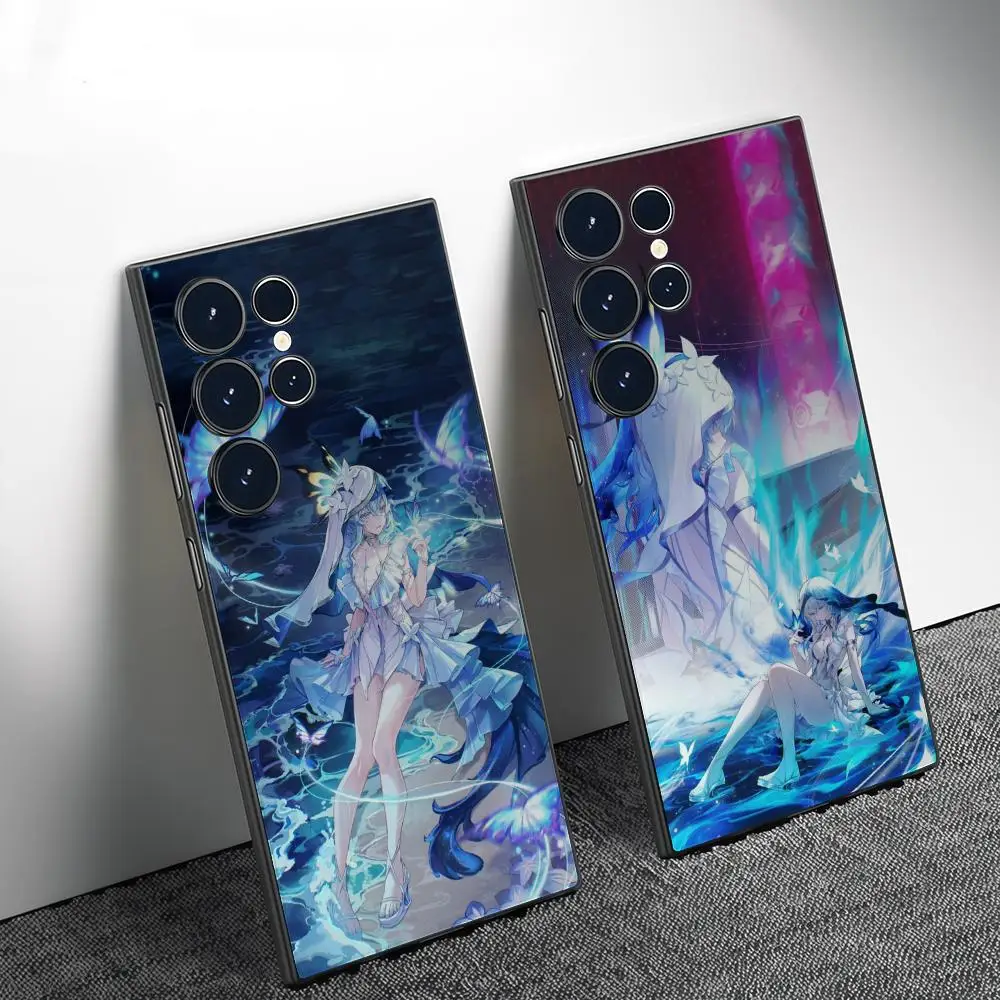 

Phone Case For Samsung Galaxy S25 S24 S22 S23 Ultra S21 S20 Plus Frosted Full Soft Case shorekeeper