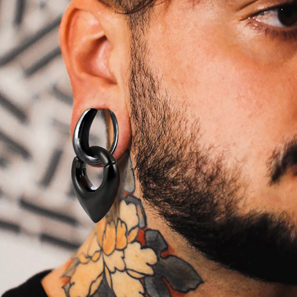 Twolobes 2PCS New Fashion Ear Weights Hangers 316 Stainless Steel Gauges Tunnels Stretcher Piercing Women Body Jewelry