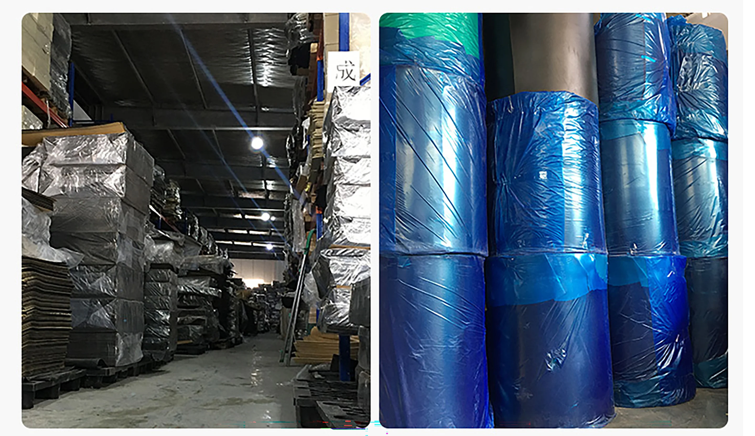 2025 Prodotti popolari Tenda stampata in carbonio PVC ESD Pellicola in PVC stile griglia trasparente Rotolo Tenda a griglia in PVC ESD per camere bianche