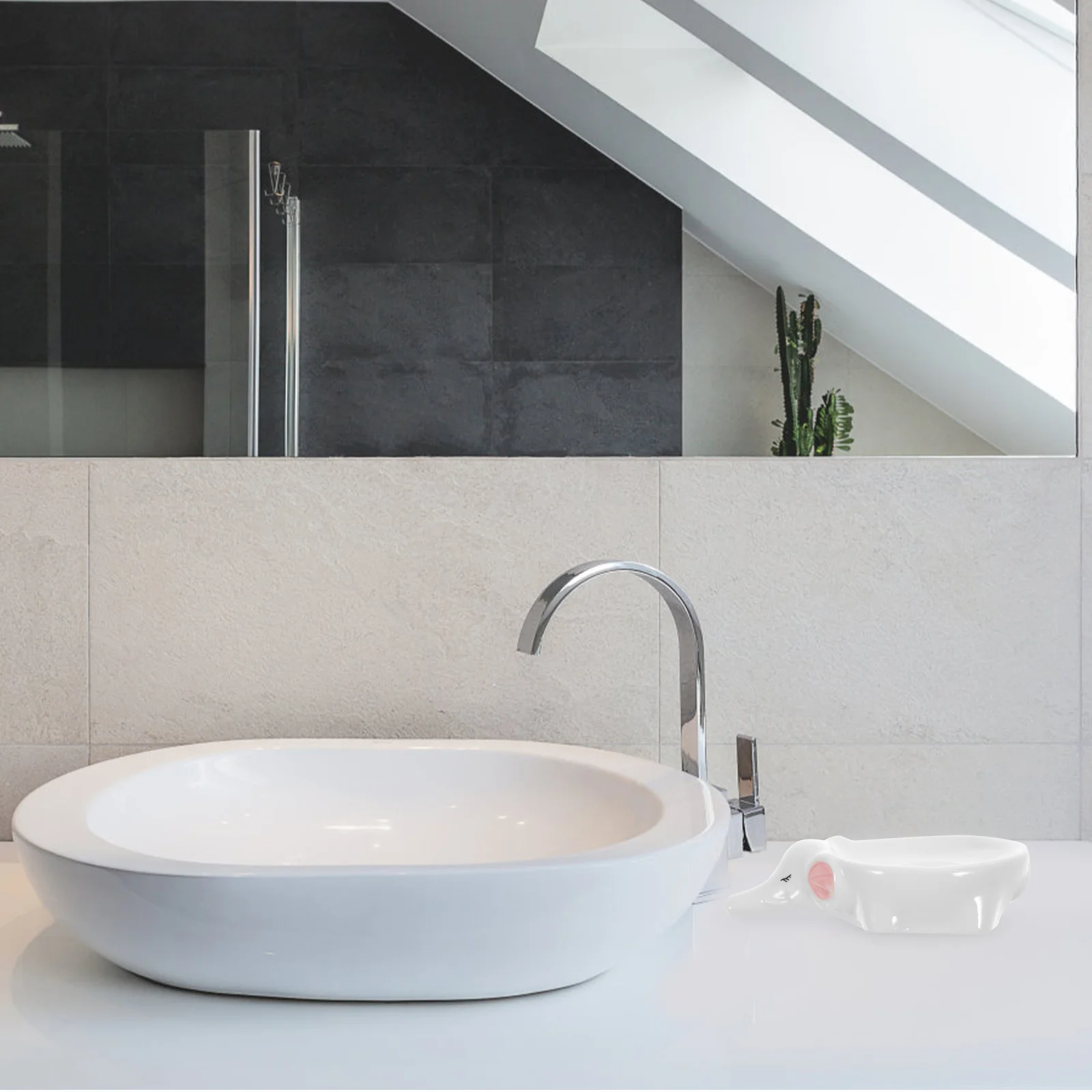 

Elephant Decorative Soap Dish Self Draining Holder Bathroom Dishes Elephants with Drainage