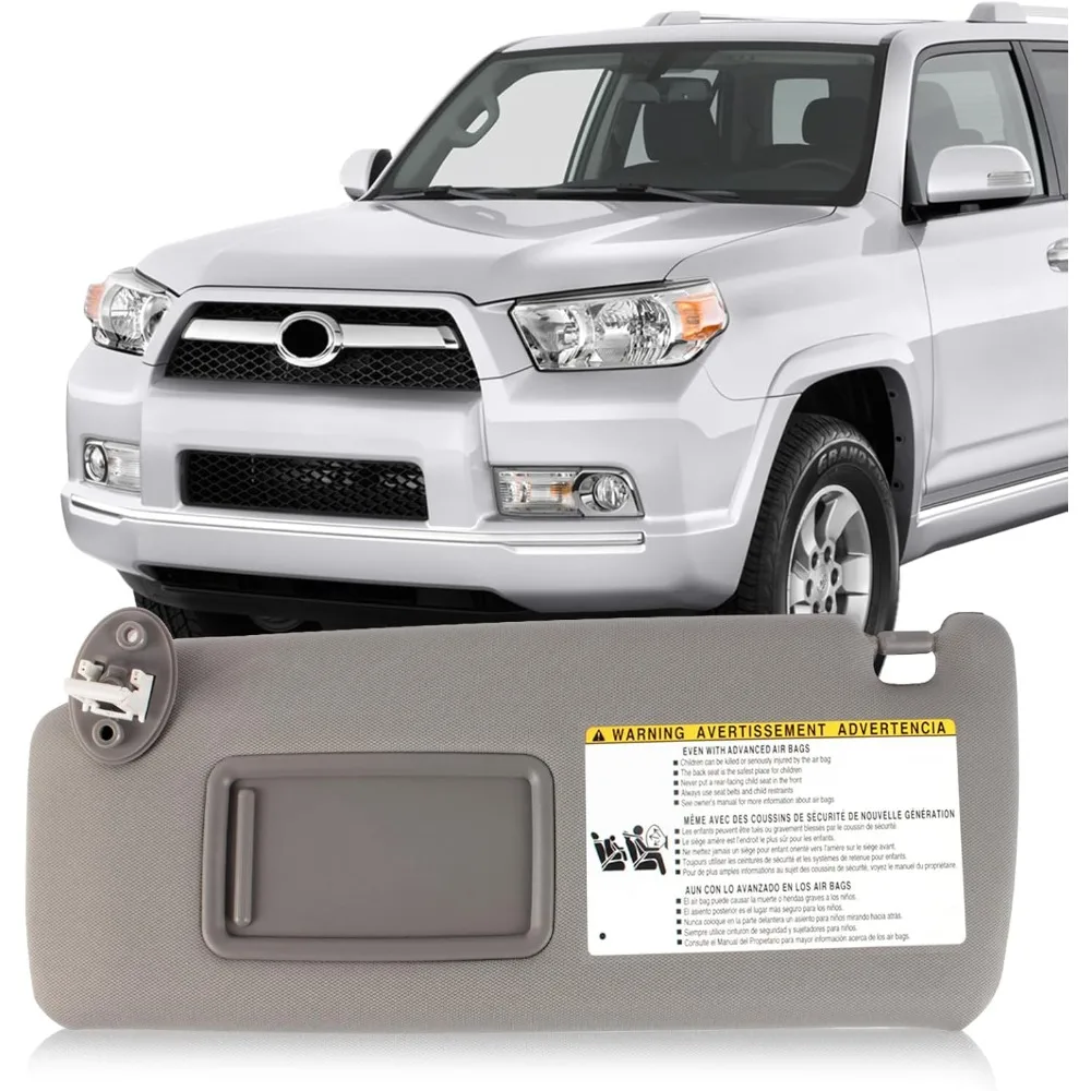 

Левый солнцезащитный козырек со стороны водителя для Toyota 4RUNNER 2010 11 12 13 14 15 16 17 18 19 20 21 22 2023 74320-35A91-B1 с подсветкой