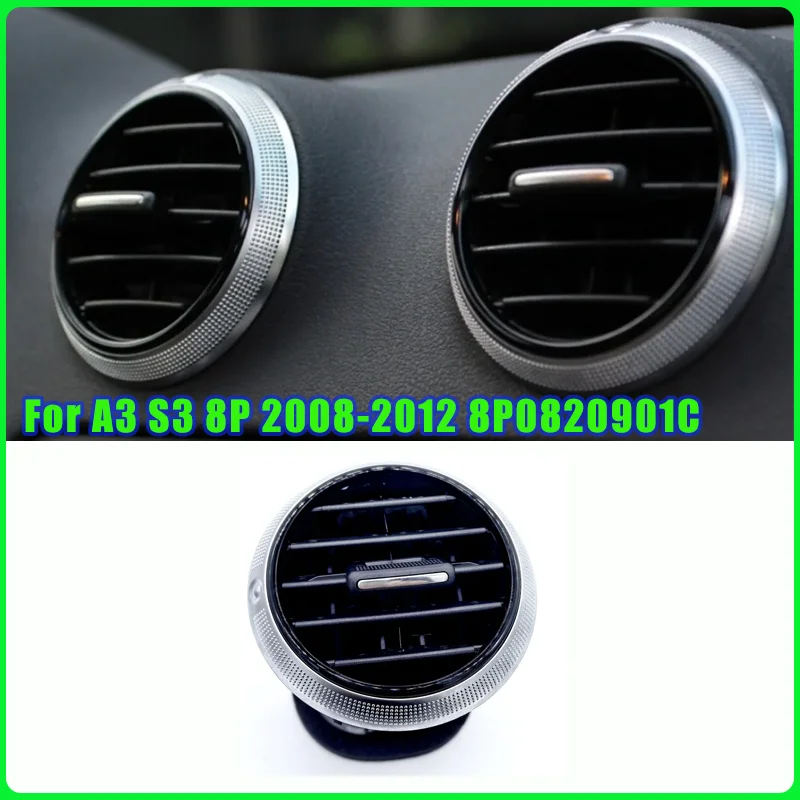 

Передняя приборная панель автомобиля, вентиляционное отверстие для A3 S3 8P 2008-2012 8P0820901C, сменный вентиляционный прибор