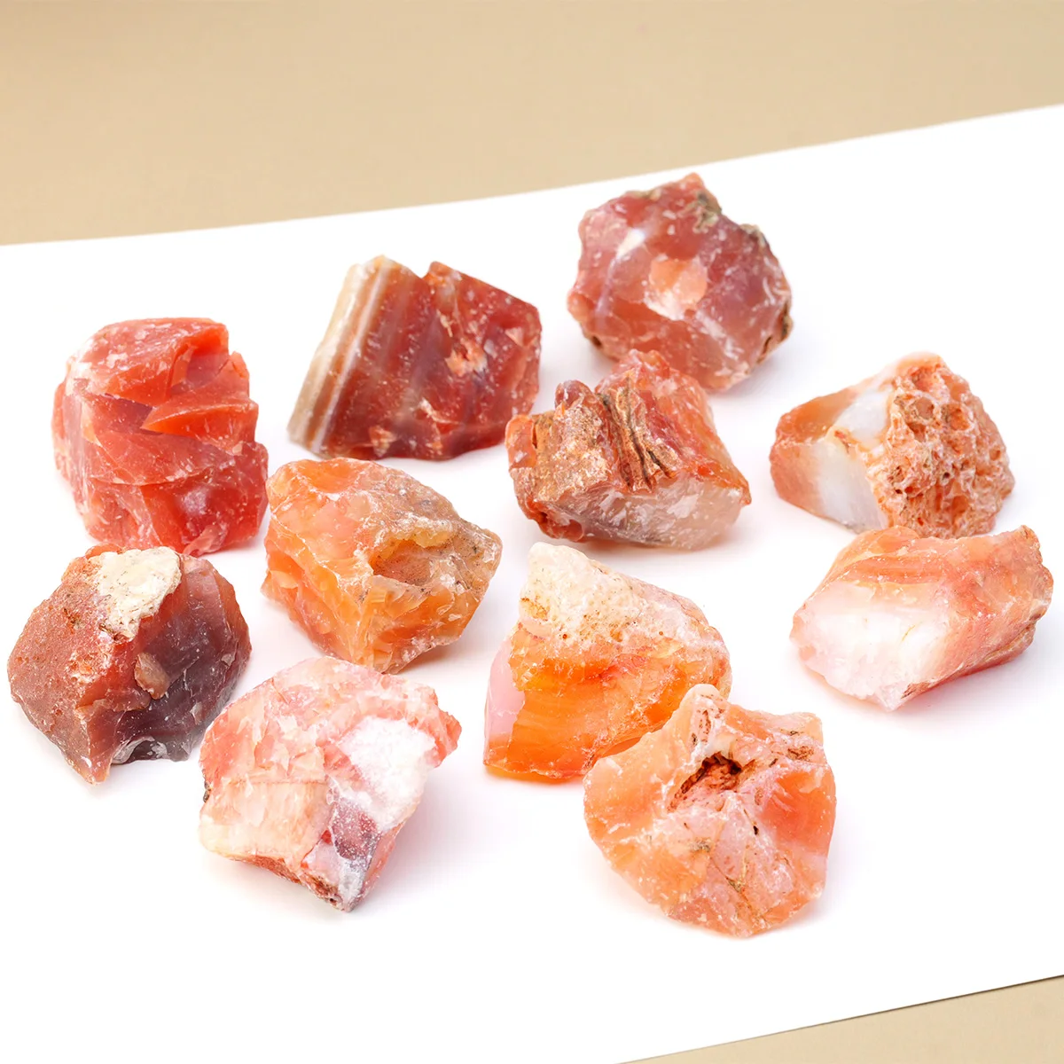 1/3PC Natural carnelian Irregular Crystal Rough Stone Raw Geode Quartz Fengshui Home Decoration Ornaments