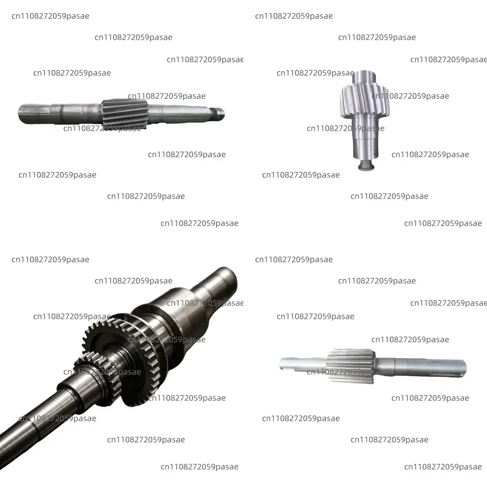 Stainless Steel Gear Shafts: Cylindrical Bevel Gears, Straight-Tooth Gears, High Precision