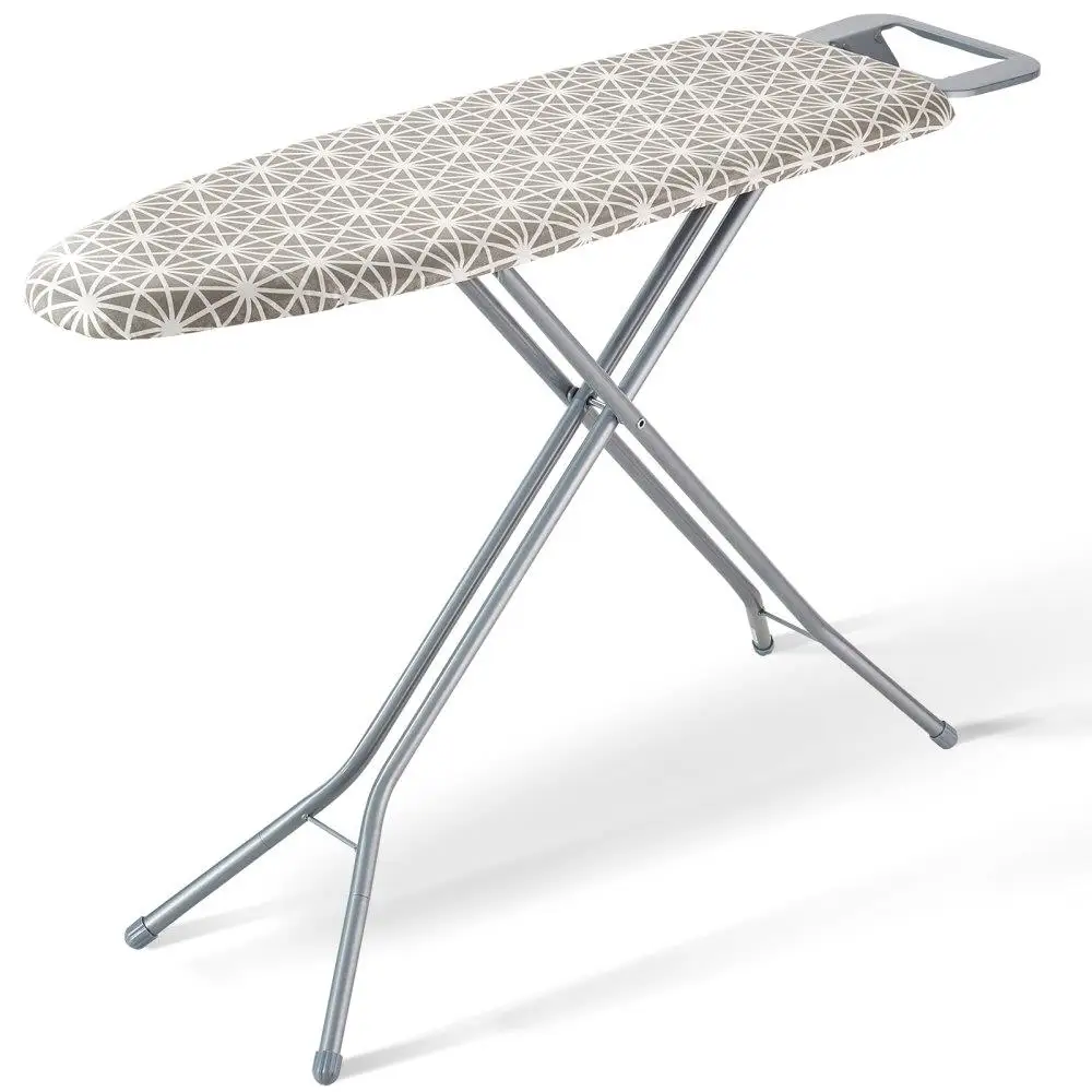 

Large Ironing Board with 51x13cm Ironing Surface Thickened 4 Layer Base Heat Resistant Cover 100% Cotton Cover 7 Adjustable