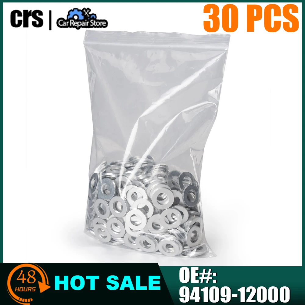 

30PCS Oil Drain Plug Crush Washers 12mm 94109-12000 For Honda For Acura TL 9410912000 94109 12000