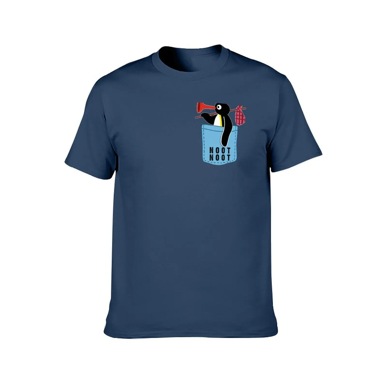 Angry Pingu Noot Noot Pocket Official Merch T-Shirt graphic t shirts for man man t shirt summer T-Shirt