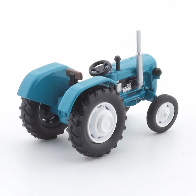 XCARTOYS Alloy Die Cast Car Model Toy 1/64 Red River Brand Harvest 37 Tractor Blue Diecast Model Car Toy Collection Gift for Boy