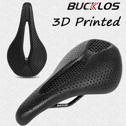 BUCKLOS 3d Saddle Mountain Bike 3d Printed Saddle Carbon Fiber Racing Bike Seat Cushion Nylon Road Bicycle Seats Bicycle Part