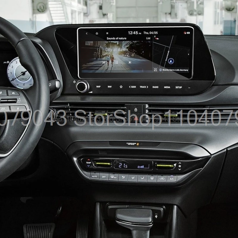 Tempered Glass Screen protector For Hyundai i20 2021-2024 10.25 inch Car infotainment radio GPS Navigation  anti-scratch film