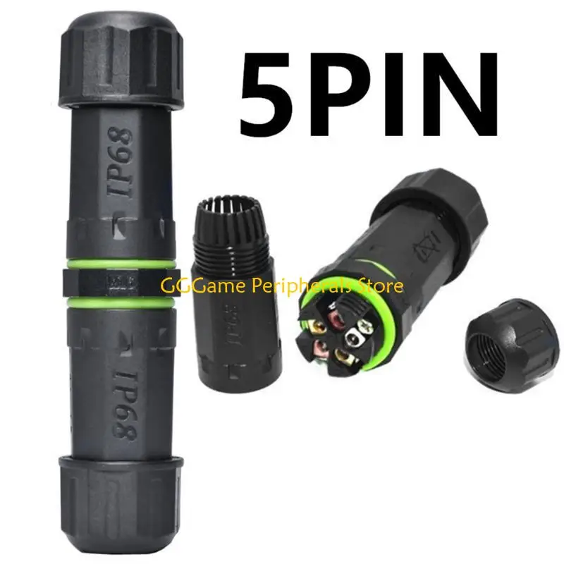 Immagine 4: U55B IP68 Scatola giunzione esterna Impermeabile Filo elettrico Connettori per cavi 5mm-10mm Adattatori per scatola