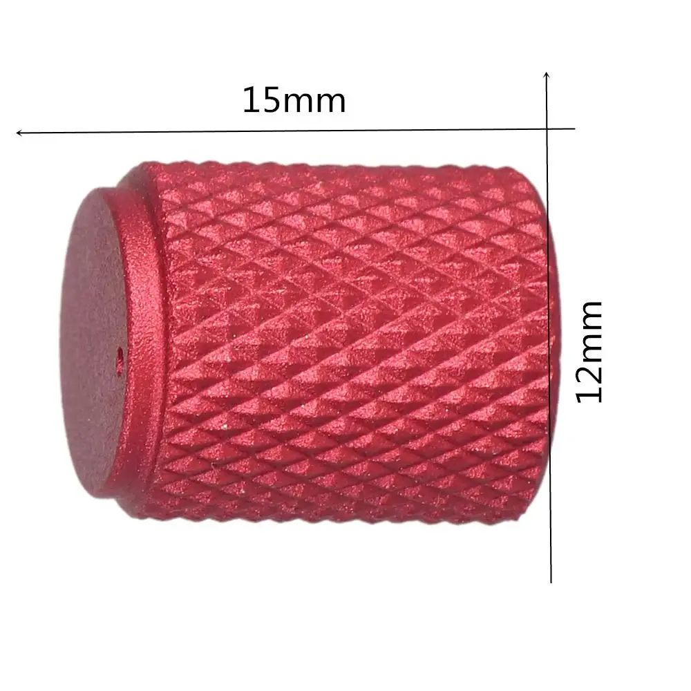 Aluminum Knobs Sand Blast Knurling Knob Solid Machined Metal Knob Potentiometer Knobs Volume Audio Adjustment Knob