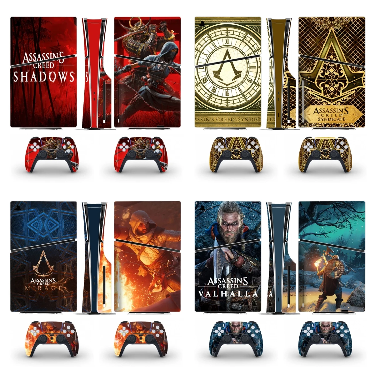 novo-adesivo-de-vinil-para-console-e-controles-ps5-slim-skin-para-ps5-slim-com-disco