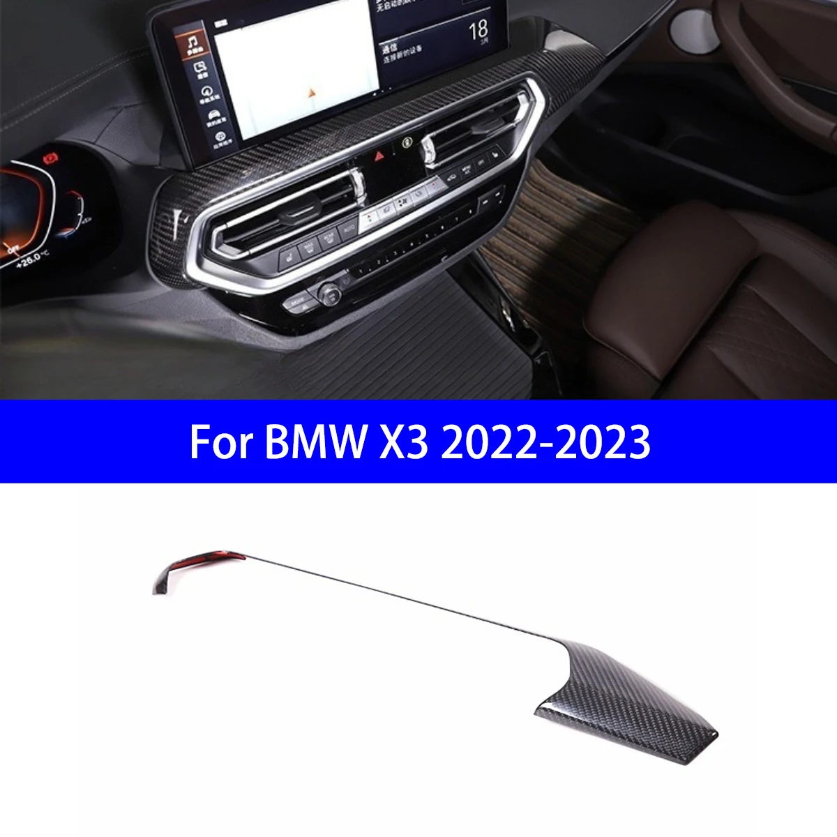 

Для BMW X3/X4 сухое углеродное волокно, центральное управление, воздуховыпускное отверстие/панель переключения передач/внутренняя дверная панель, декоративная полоса, внутренние детали