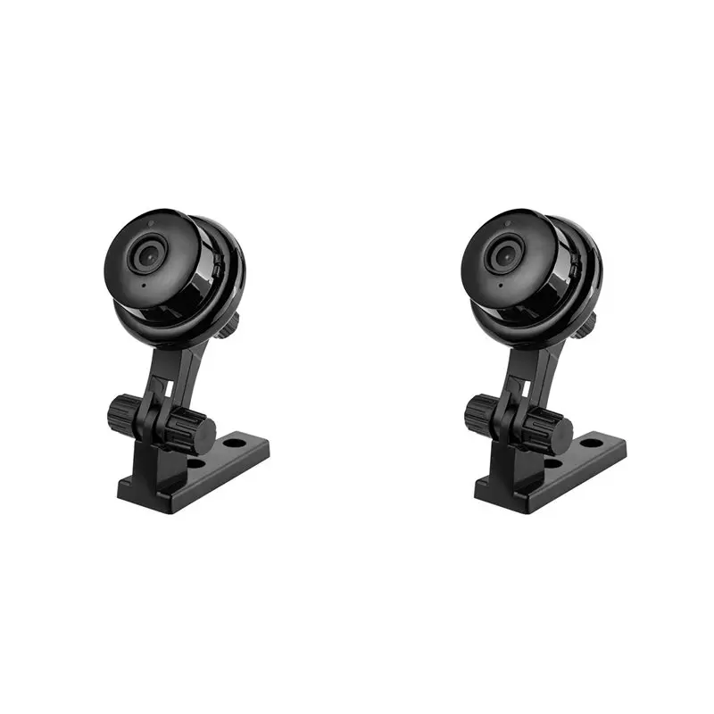 

Камера видеонаблюдения 24/7 с доставкой, 2 шт., 1080P HD, мини Wi-Fi, умная, для помещений, ночное видение, аудио-видеозапись